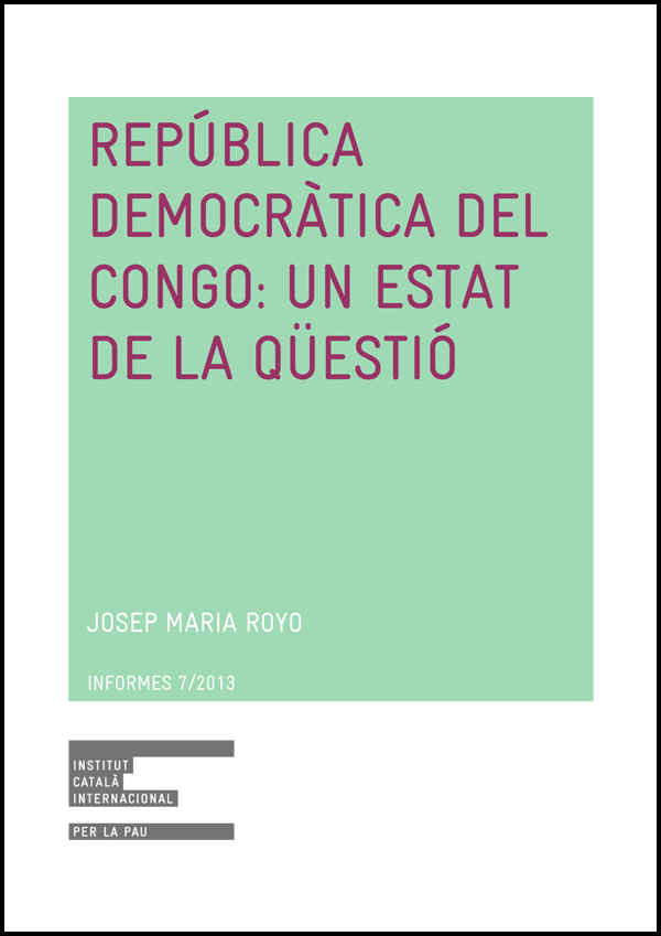 República Democràtica del Congo: un estat de la qüestió.