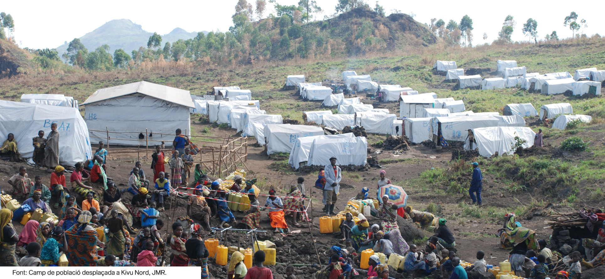 Font: Camp de població desplaçada a Kivu Nord, JMR