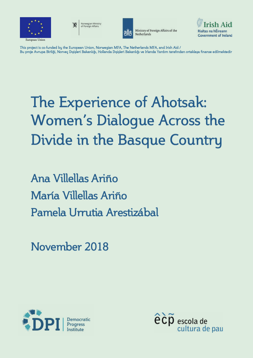 The Experience of Ahotsak: Women’s Dialogue Across the Divide in the Basque Country