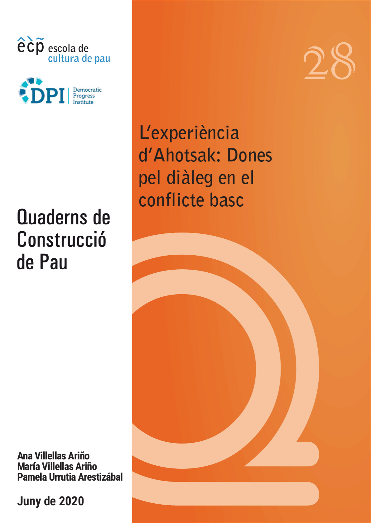 L’experiència d’Ahotsak: Dones pel diàleg en el conflicte basc.