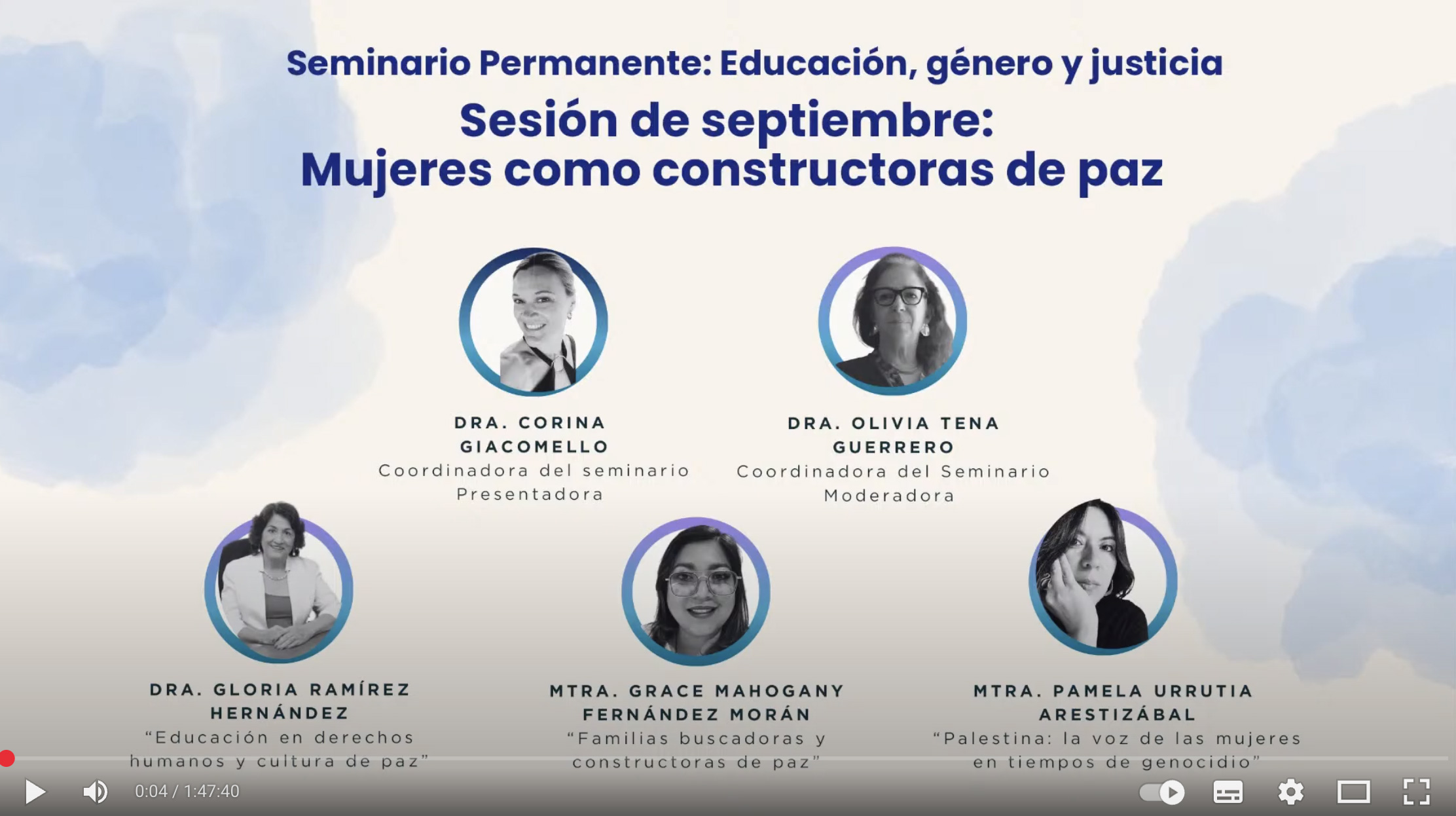 Seminario Permanente: Educación, Género y Justicia
